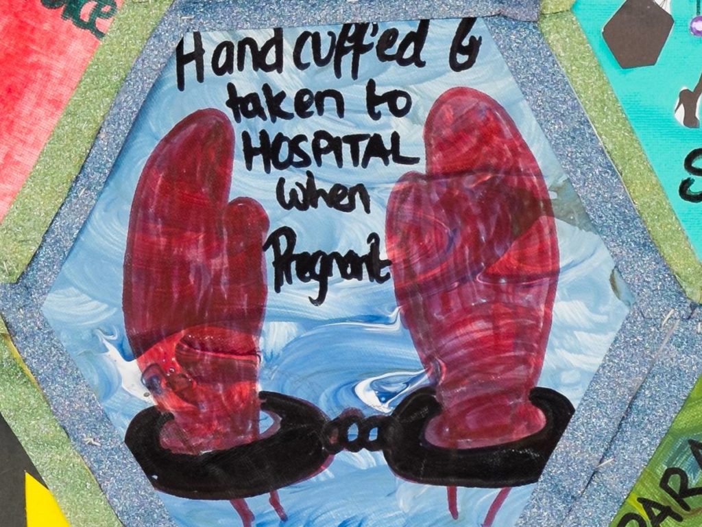 Migration Blanket, women, Uk, refugees, art