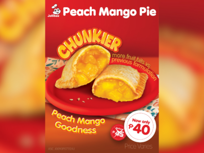 Jollibee’s well-loved Peach Mango Pie is now chunkier and more affordable