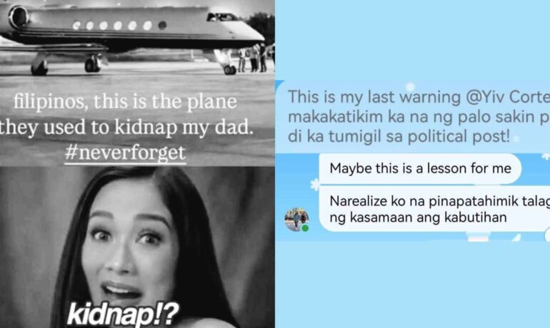 Yiv Cortez's father issues a statement in response to her remarks on recent political events